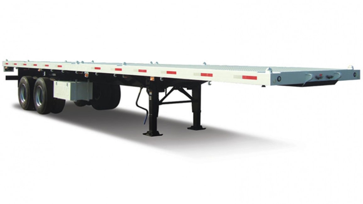 flated semi trailer