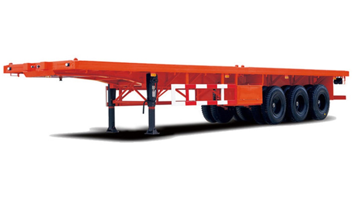 flated semi trailer